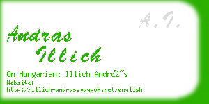 andras illich business card